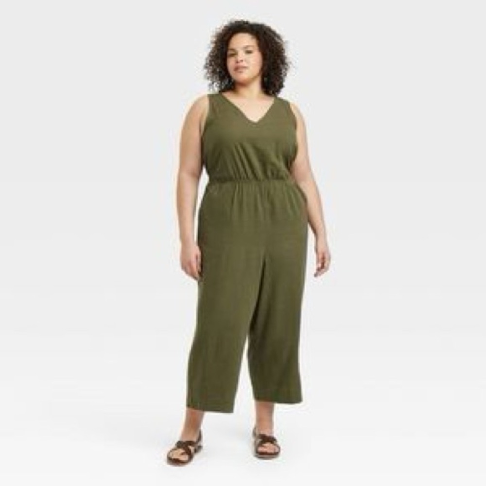 Universal Thread Olive Green Jumpsuit